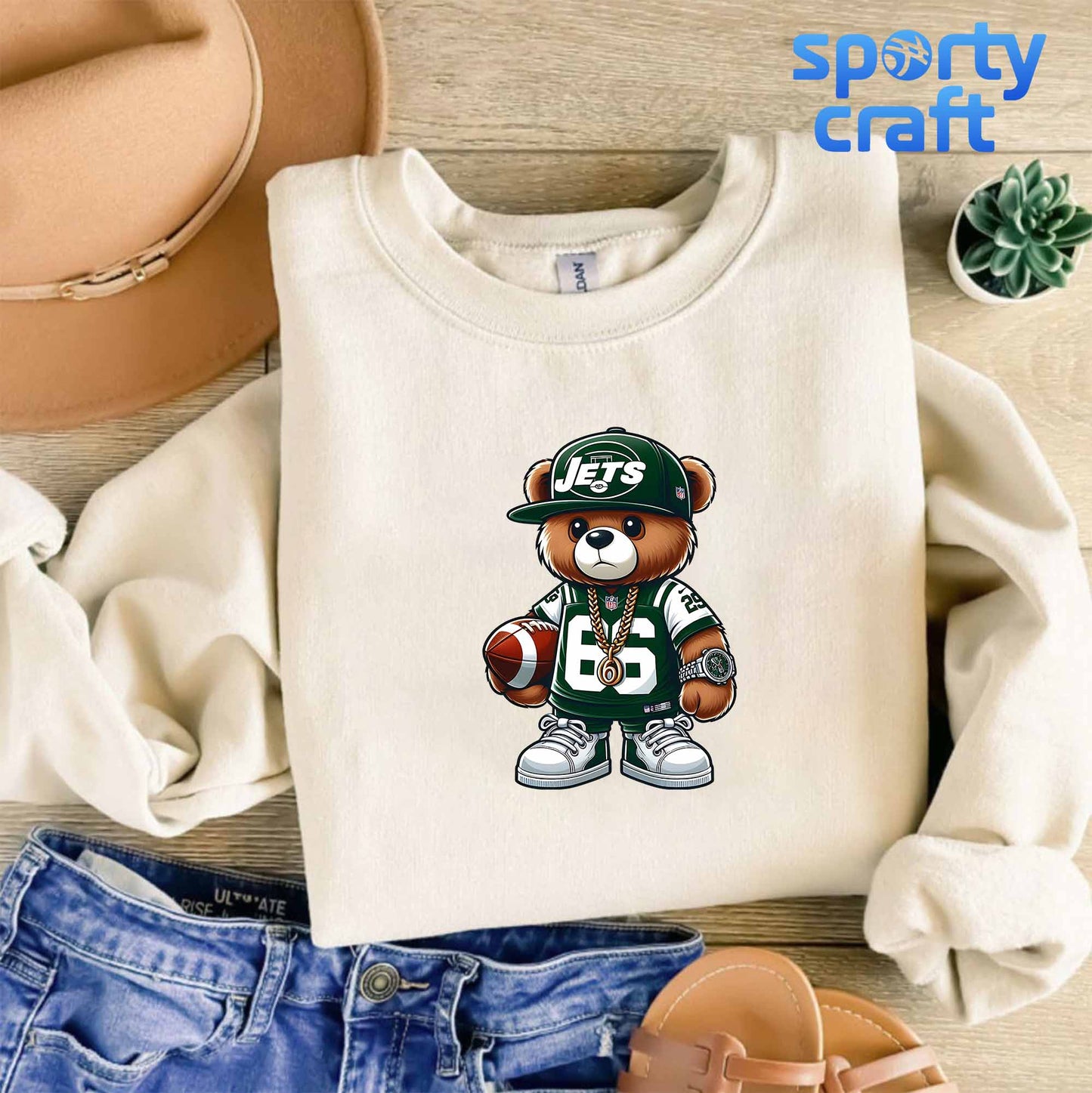 Teddy Bear NFL Football Bundle PNG, NFL Teams PNG, nfl logo png