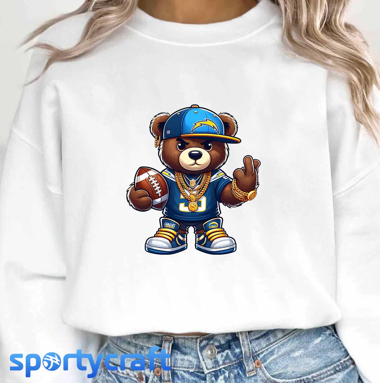Teddy Bear NFL Football Bundle PNG, NFL Teams PNG, nfl logo png