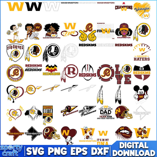 Washington Commanders SVG bundle, Commanders svg, nfl season svg