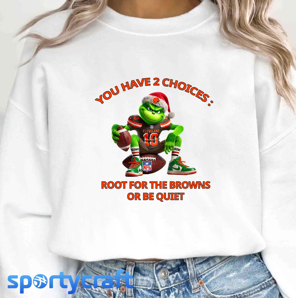 You Have 2 Choices Grinch NFL Bundle PNG, NFL Teams PNG, super bowl png