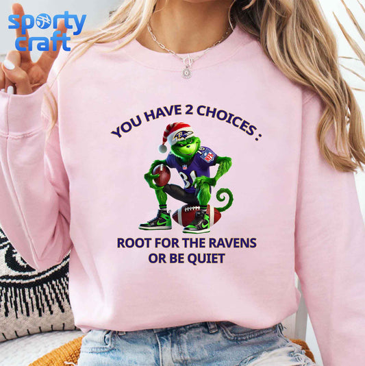 You Have 2 Choices Grinch NFL Bundle PNG, NFL Teams PNG, super bowl png