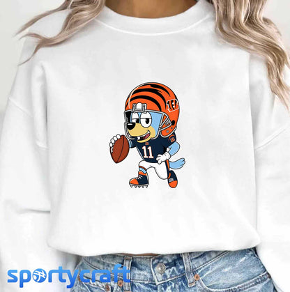Bluey Bengals PNG Bundle, Cincinnati Bengals PNG, nfl playoff png