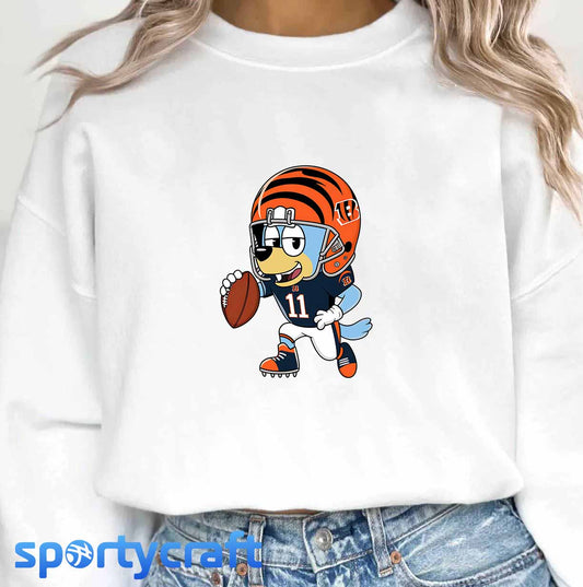 Bluey Bengals PNG Bundle, Cincinnati Bengals PNG, nfl playoff png