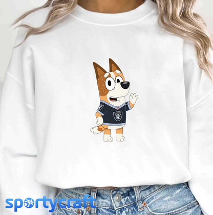 Bluey Dog Raiders PNG Bundle, Las Vegas Raiders PNG, nfl season png