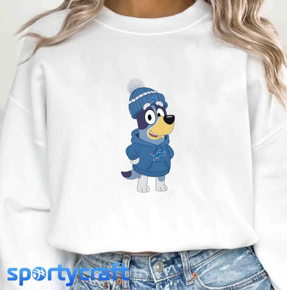 Bluey Lions PNG Bundle, Detroit Lions PNG, super bowl png