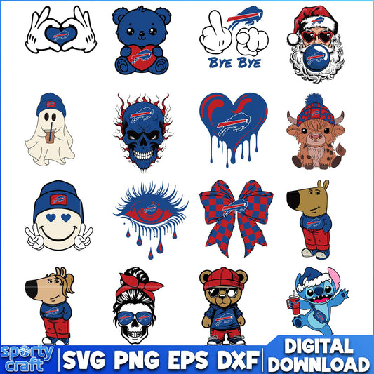 Buffalo Bills SVG Bundle