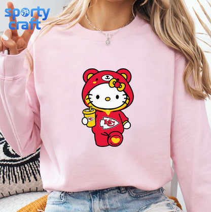 Hello Kitty Chiefs SVG Bundle, Kansas City Chiefs SVG, nfl svg