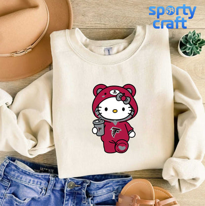 Hello Kitty Falcons SVG Bundle, Atlanta Falcons SVG, super bowl svg
