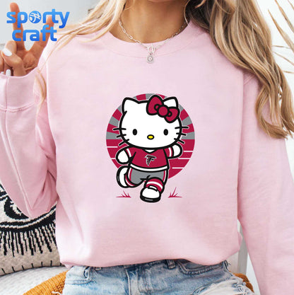 Hello Kitty Falcons SVG Bundle, Atlanta Falcons SVG, super bowl svg