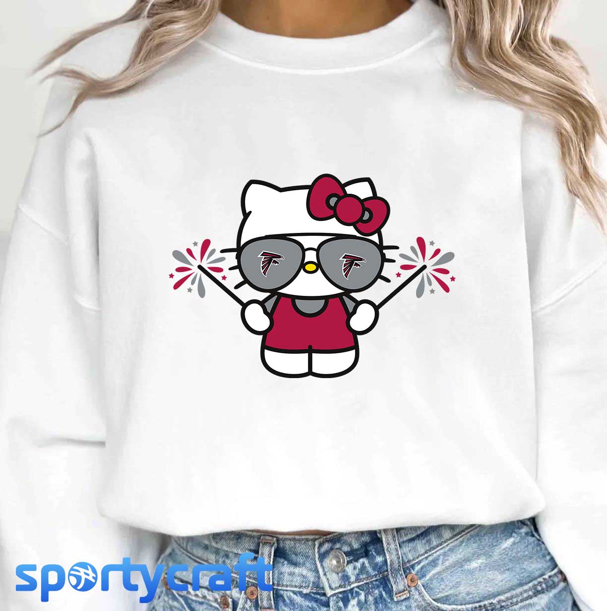 Hello Kitty Falcons SVG Bundle, Atlanta Falcons SVG, super bowl svg