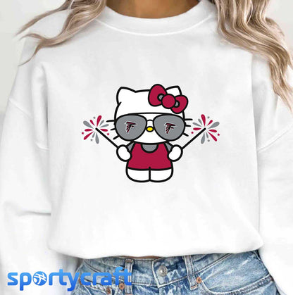 Hello Kitty Falcons SVG Bundle, Atlanta Falcons SVG, super bowl svg