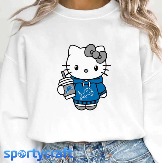 Hello Kitty Lions svg Bundle, Detroit Lions svg, nfl 2025 svg