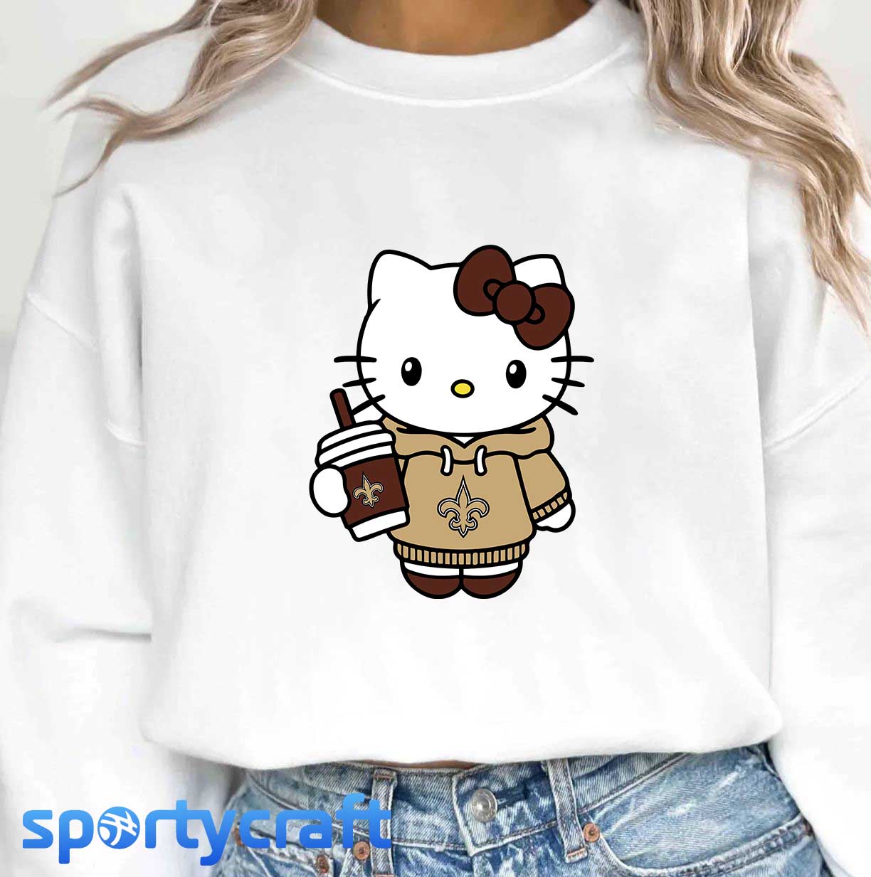Hello Kitty Saints SVG Bundle, New Orleans Saints SVG, super bowl 2025 svg