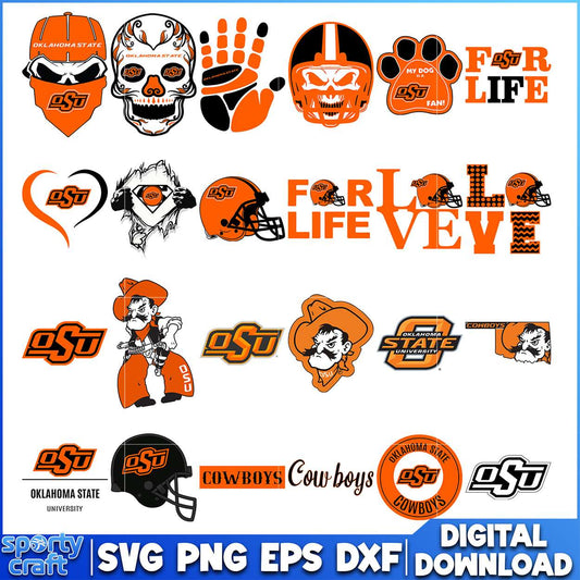 Oklahoma State Cowboys SVG Bundle, ncaa tournament svg, ncaa scores svg