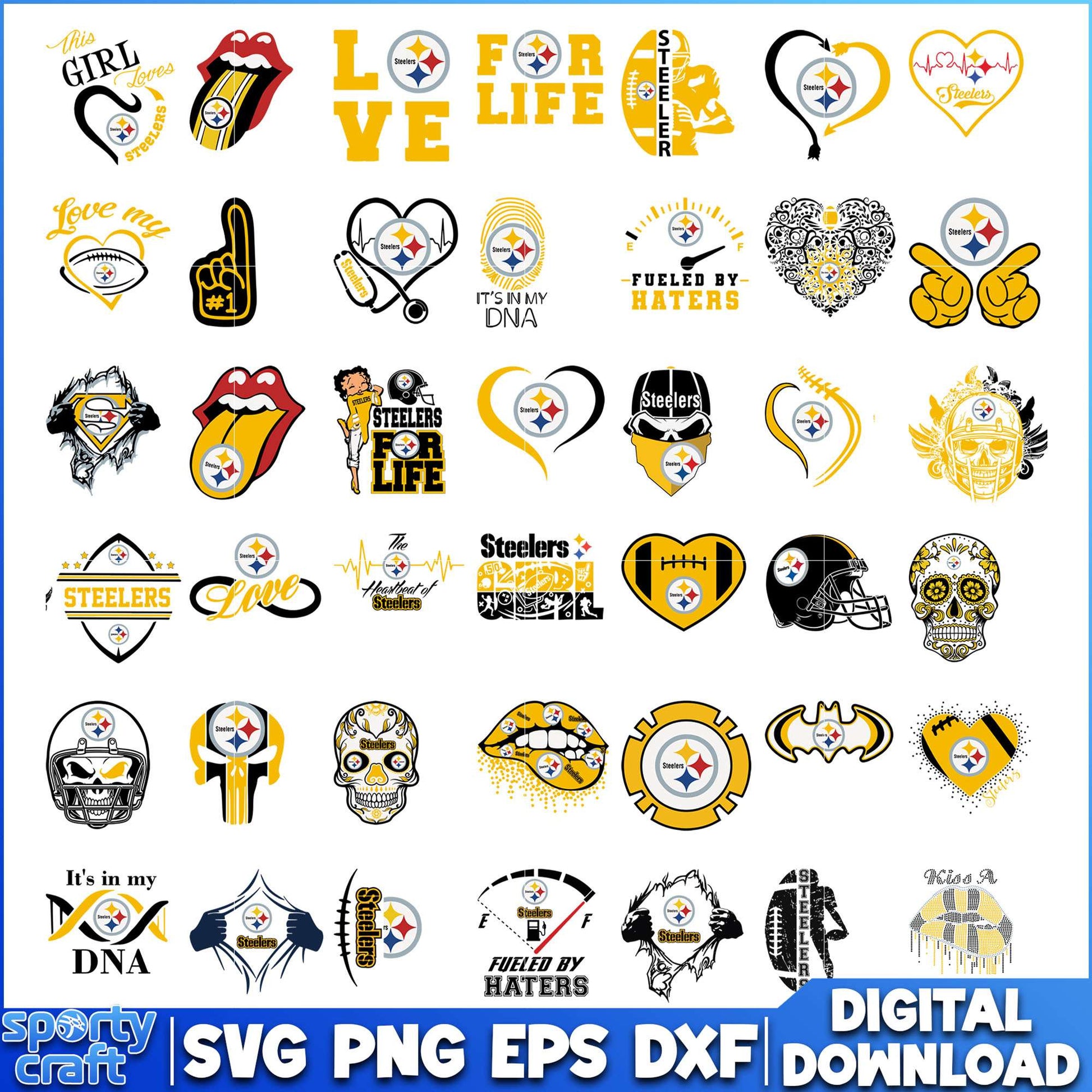 Pittsburgh Steelers Bundle svg, Steelers svg, nfl 2025 svg